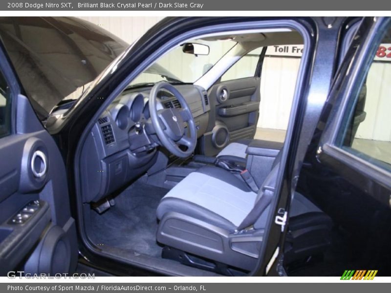 Brilliant Black Crystal Pearl / Dark Slate Gray 2008 Dodge Nitro SXT