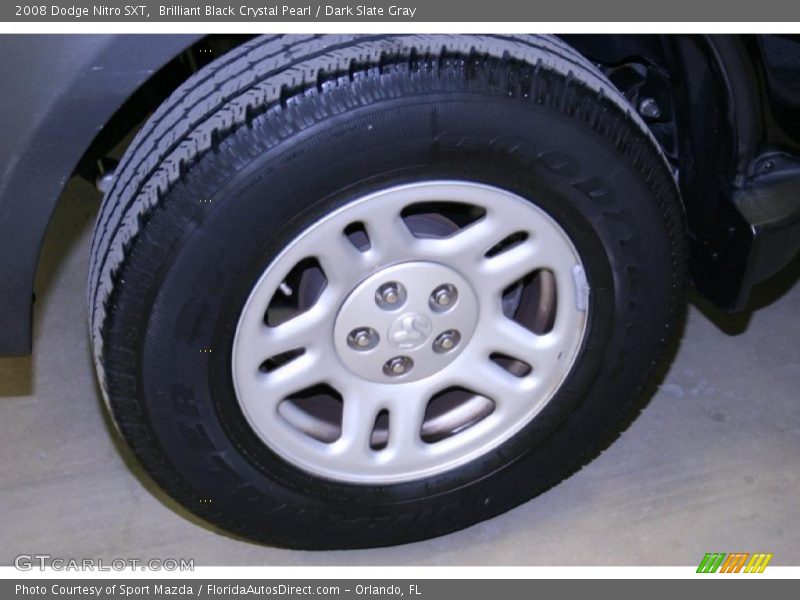 Brilliant Black Crystal Pearl / Dark Slate Gray 2008 Dodge Nitro SXT