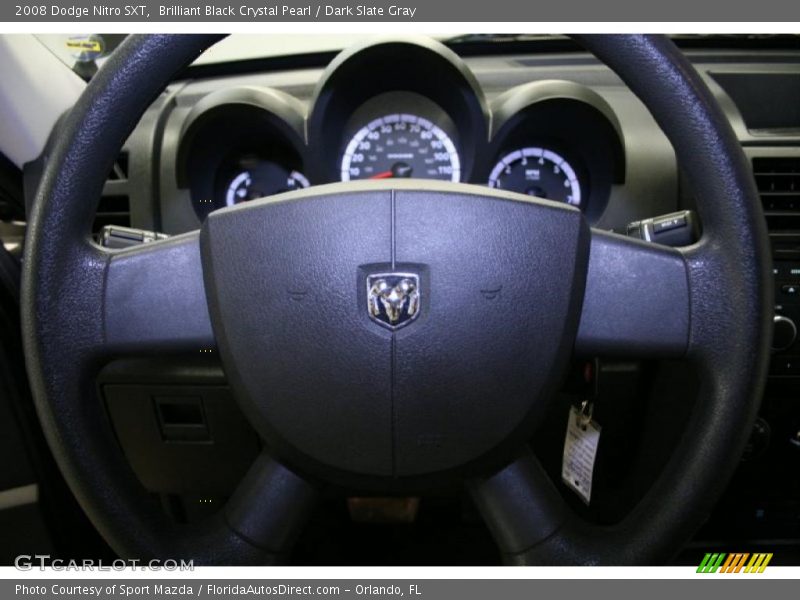 Brilliant Black Crystal Pearl / Dark Slate Gray 2008 Dodge Nitro SXT