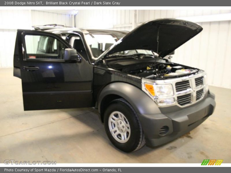 Brilliant Black Crystal Pearl / Dark Slate Gray 2008 Dodge Nitro SXT