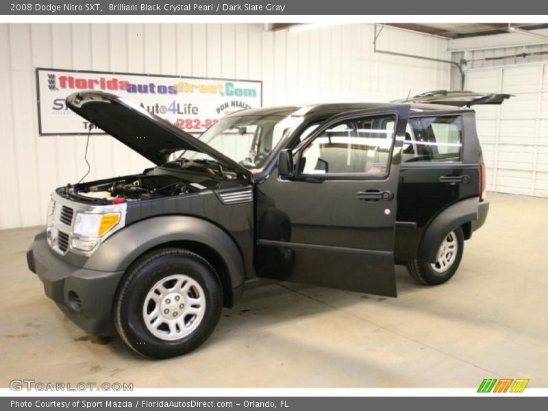 Brilliant Black Crystal Pearl / Dark Slate Gray 2008 Dodge Nitro SXT