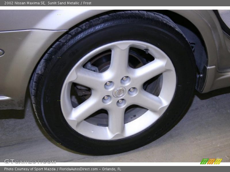 Sunlit Sand Metallic / Frost 2002 Nissan Maxima SE