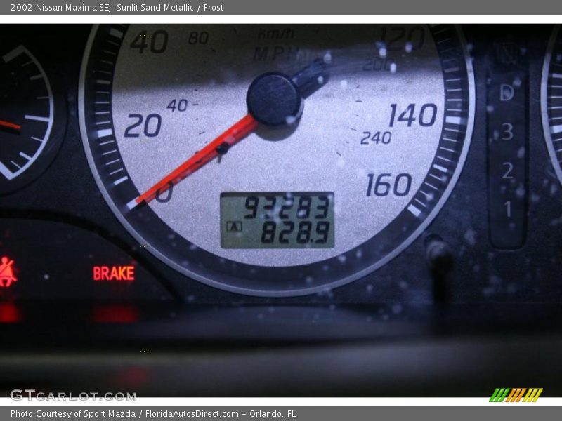 Sunlit Sand Metallic / Frost 2002 Nissan Maxima SE