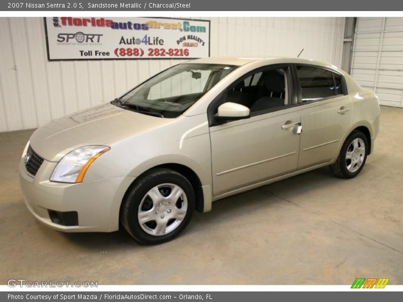 Sandstone Metallic / Charcoal/Steel 2007 Nissan Sentra 2.0 S