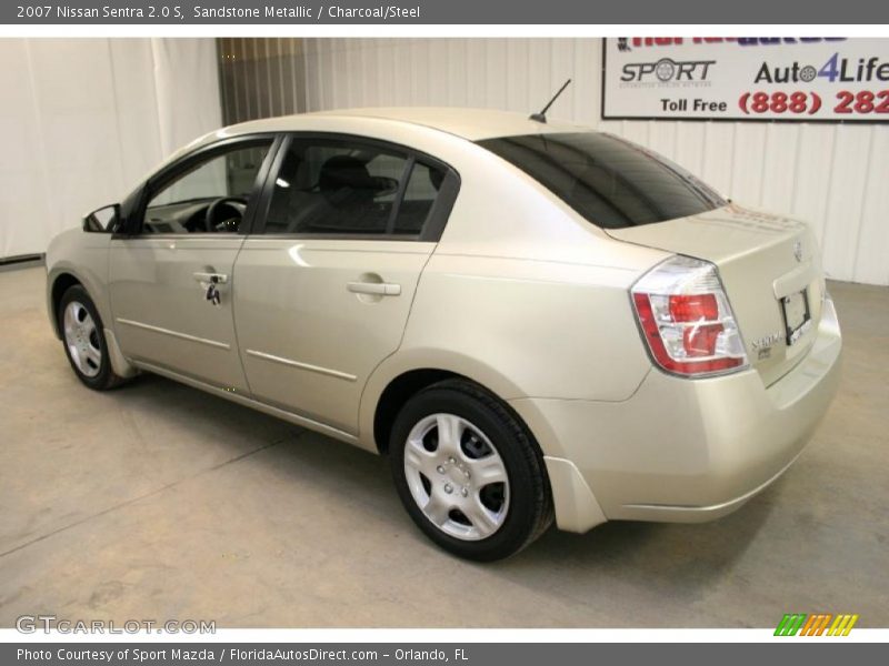 Sandstone Metallic / Charcoal/Steel 2007 Nissan Sentra 2.0 S
