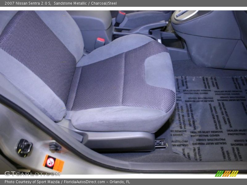 Sandstone Metallic / Charcoal/Steel 2007 Nissan Sentra 2.0 S