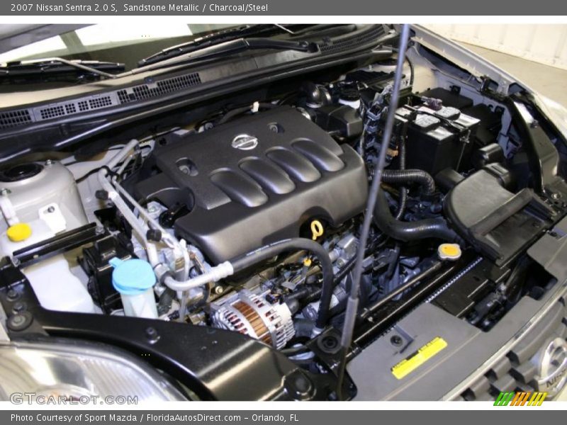 Sandstone Metallic / Charcoal/Steel 2007 Nissan Sentra 2.0 S