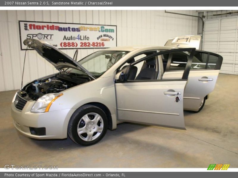 Sandstone Metallic / Charcoal/Steel 2007 Nissan Sentra 2.0 S