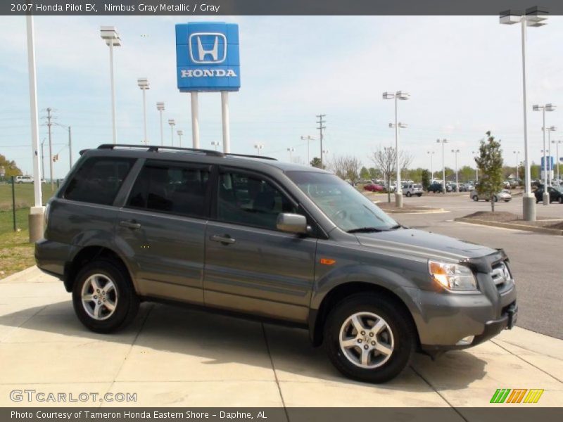 Nimbus Gray Metallic / Gray 2007 Honda Pilot EX