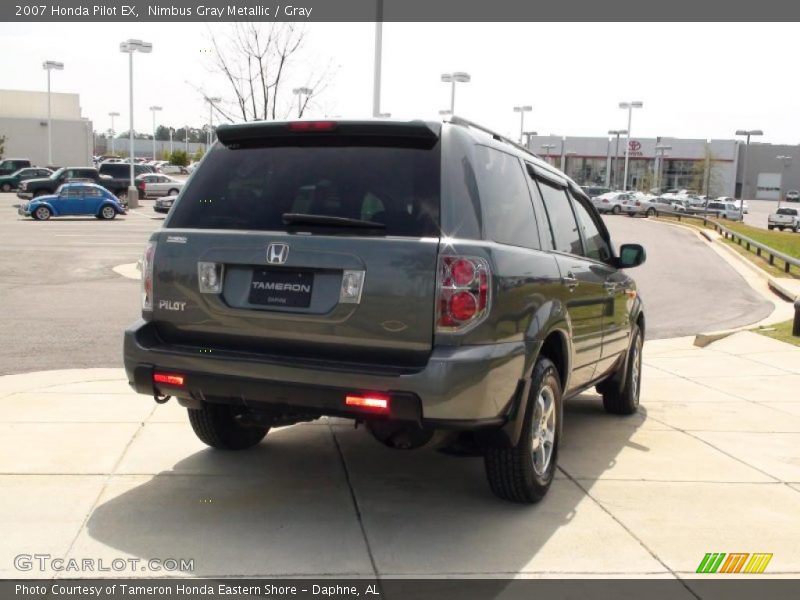 Nimbus Gray Metallic / Gray 2007 Honda Pilot EX