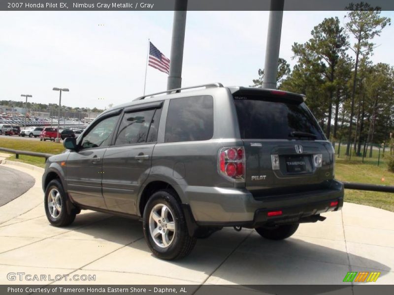 Nimbus Gray Metallic / Gray 2007 Honda Pilot EX