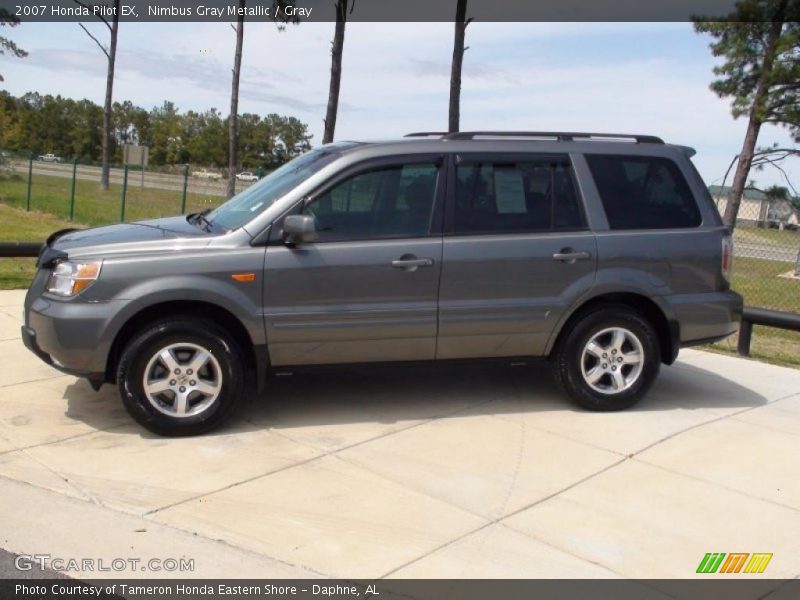 Nimbus Gray Metallic / Gray 2007 Honda Pilot EX