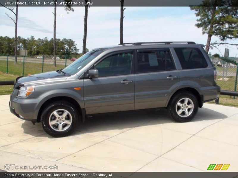 Nimbus Gray Metallic / Gray 2007 Honda Pilot EX