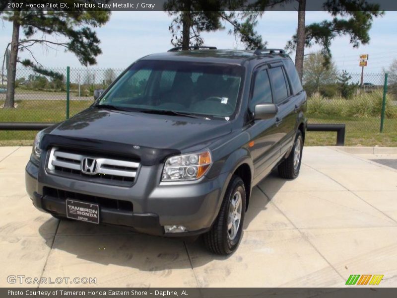 Nimbus Gray Metallic / Gray 2007 Honda Pilot EX