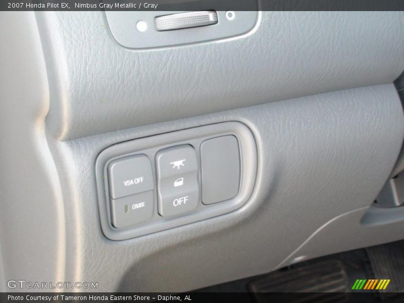 Nimbus Gray Metallic / Gray 2007 Honda Pilot EX