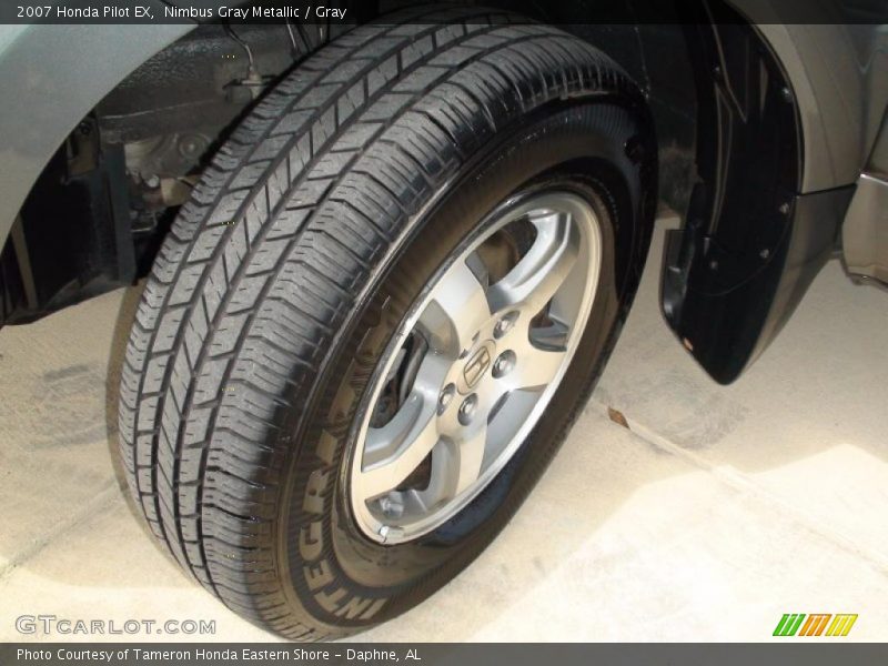 Nimbus Gray Metallic / Gray 2007 Honda Pilot EX