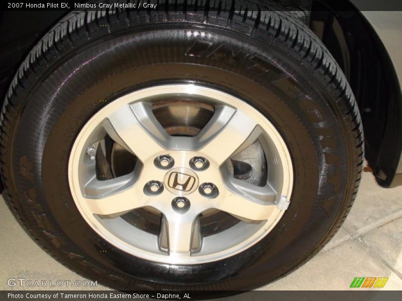 Nimbus Gray Metallic / Gray 2007 Honda Pilot EX