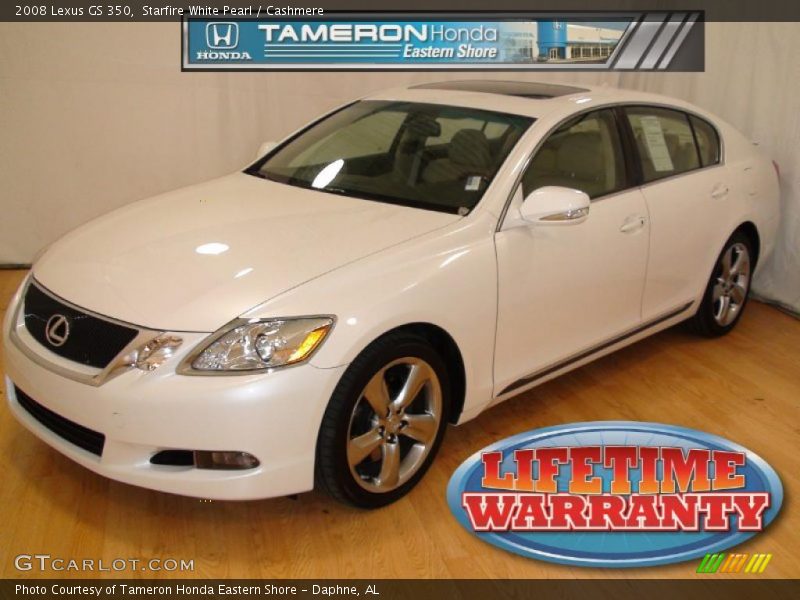 Starfire White Pearl / Cashmere 2008 Lexus GS 350