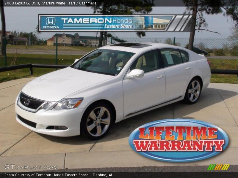 Starfire White Pearl / Cashmere 2008 Lexus GS 350