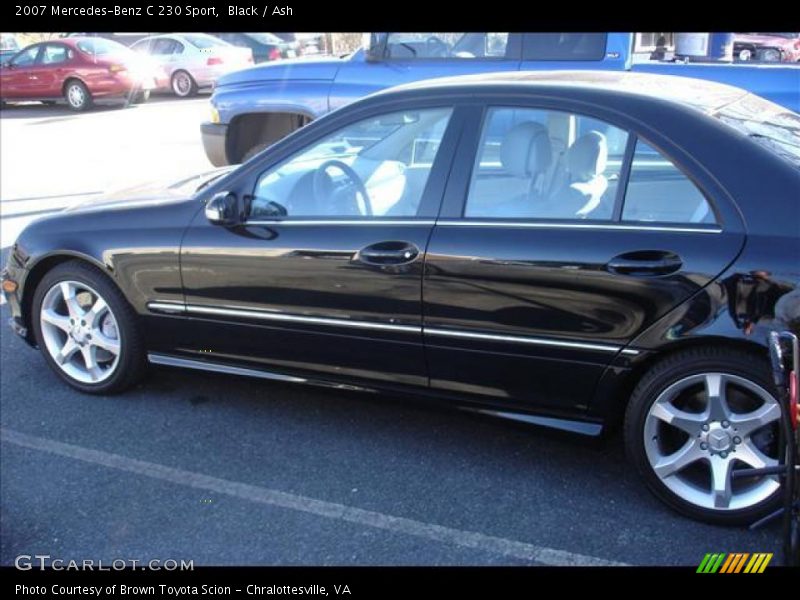 Black / Ash 2007 Mercedes-Benz C 230 Sport