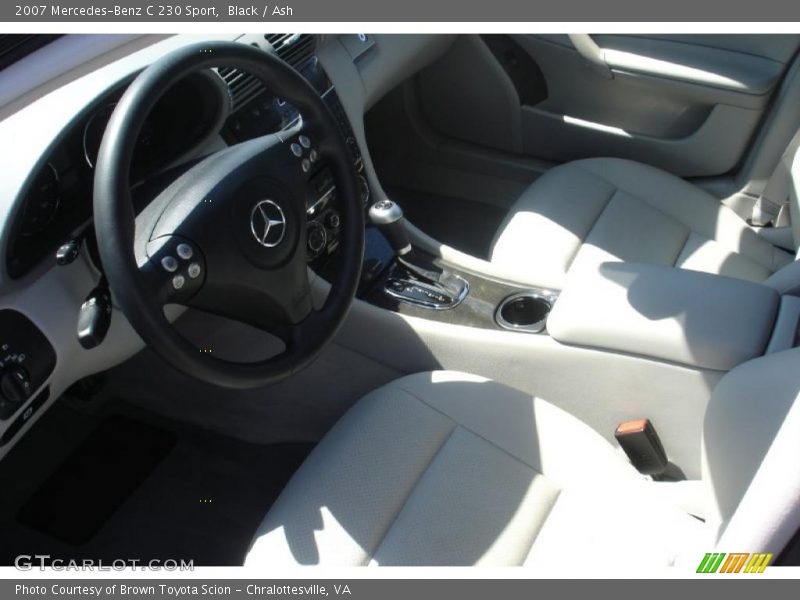 Black / Ash 2007 Mercedes-Benz C 230 Sport