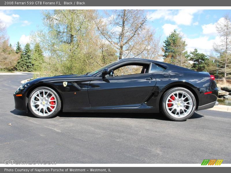 Black / Black 2008 Ferrari 599 GTB Fiorano F1