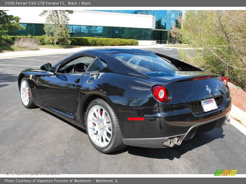 Black / Black 2008 Ferrari 599 GTB Fiorano F1