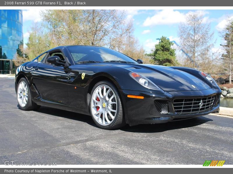 Black / Black 2008 Ferrari 599 GTB Fiorano F1