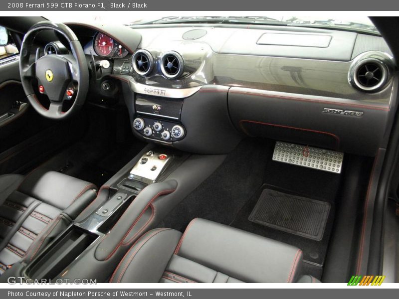 Black / Black 2008 Ferrari 599 GTB Fiorano F1