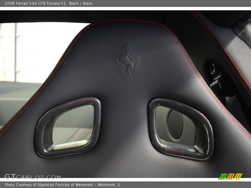 Black / Black 2008 Ferrari 599 GTB Fiorano F1