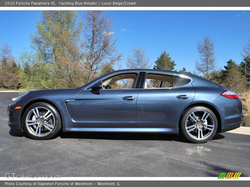 Yachting Blue Metallic / Luxor Beige/Cream 2010 Porsche Panamera 4S