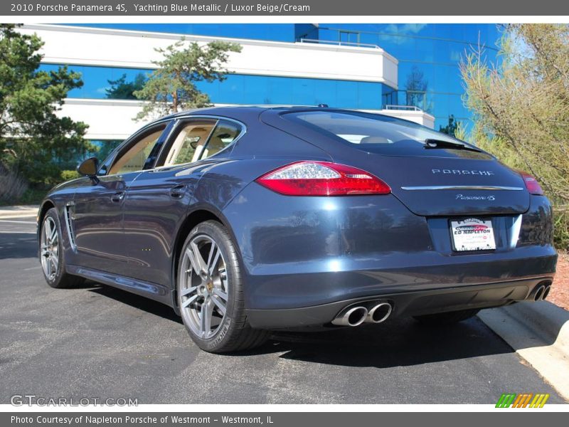 Yachting Blue Metallic / Luxor Beige/Cream 2010 Porsche Panamera 4S