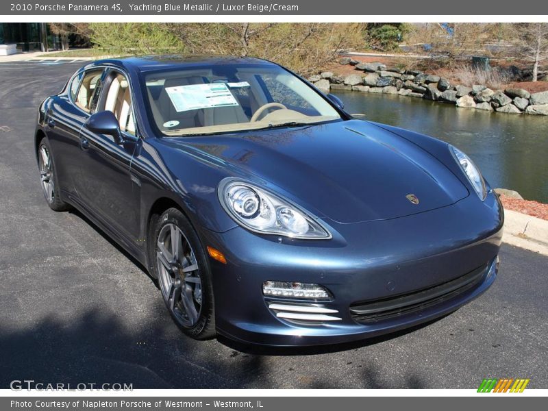 Yachting Blue Metallic / Luxor Beige/Cream 2010 Porsche Panamera 4S