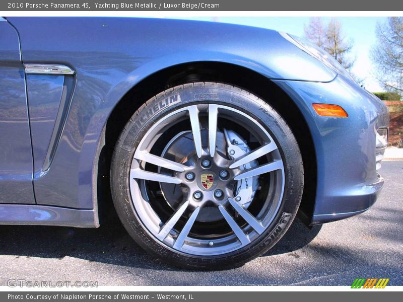 Yachting Blue Metallic / Luxor Beige/Cream 2010 Porsche Panamera 4S