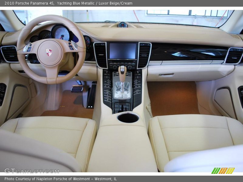 Yachting Blue Metallic / Luxor Beige/Cream 2010 Porsche Panamera 4S