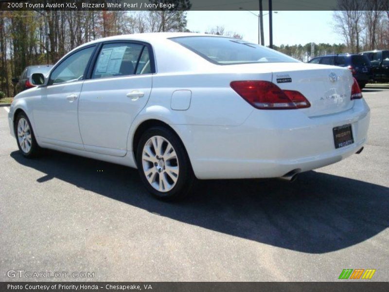 Blizzard White Pearl / Ivory Beige 2008 Toyota Avalon XLS