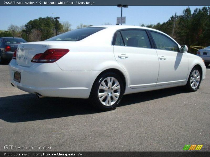 Blizzard White Pearl / Ivory Beige 2008 Toyota Avalon XLS