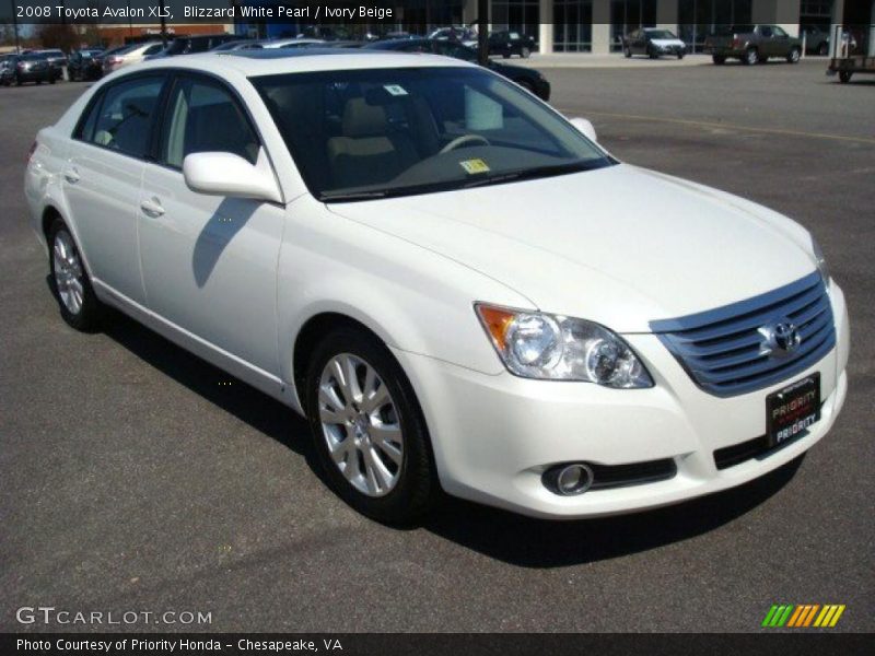 Blizzard White Pearl / Ivory Beige 2008 Toyota Avalon XLS