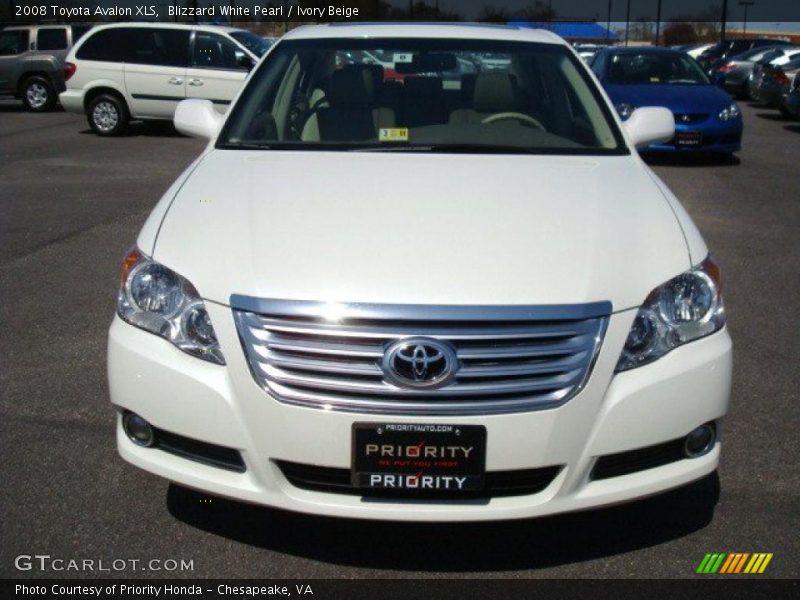Blizzard White Pearl / Ivory Beige 2008 Toyota Avalon XLS