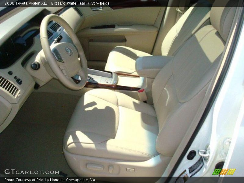 Blizzard White Pearl / Ivory Beige 2008 Toyota Avalon XLS