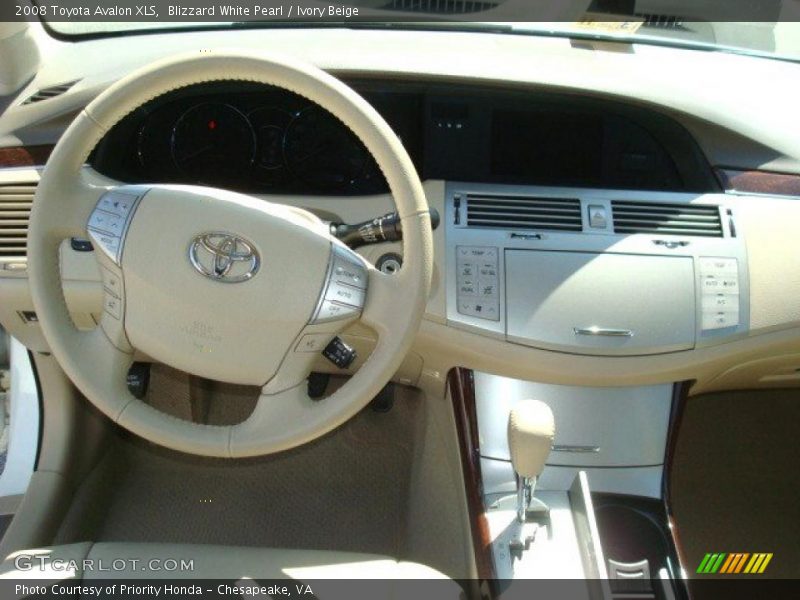 Blizzard White Pearl / Ivory Beige 2008 Toyota Avalon XLS