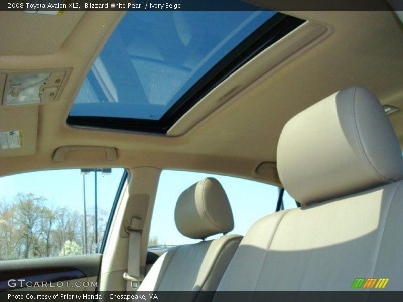 Blizzard White Pearl / Ivory Beige 2008 Toyota Avalon XLS