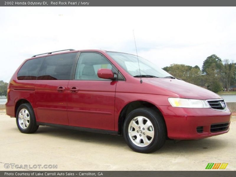 Red Rock Pearl / Ivory 2002 Honda Odyssey EX