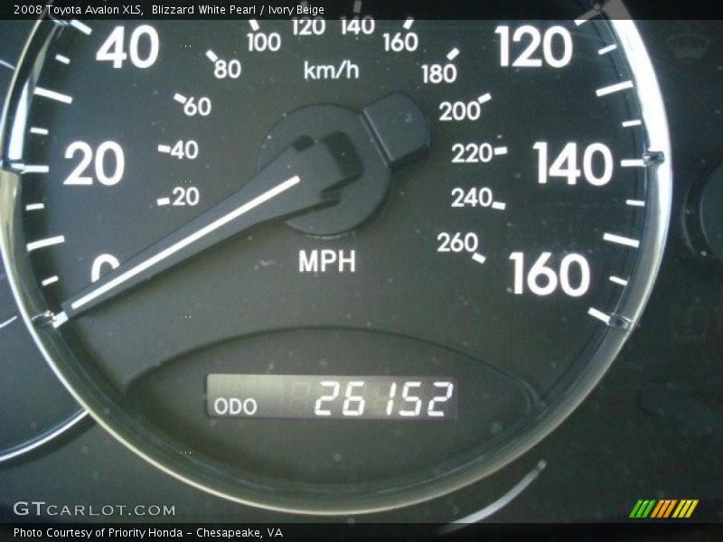 Blizzard White Pearl / Ivory Beige 2008 Toyota Avalon XLS