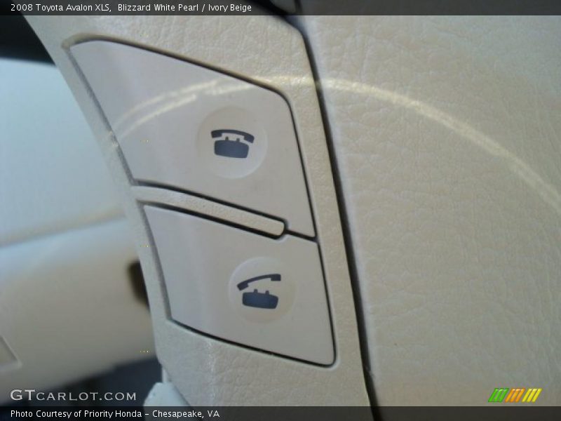 Blizzard White Pearl / Ivory Beige 2008 Toyota Avalon XLS