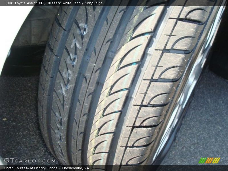 Blizzard White Pearl / Ivory Beige 2008 Toyota Avalon XLS