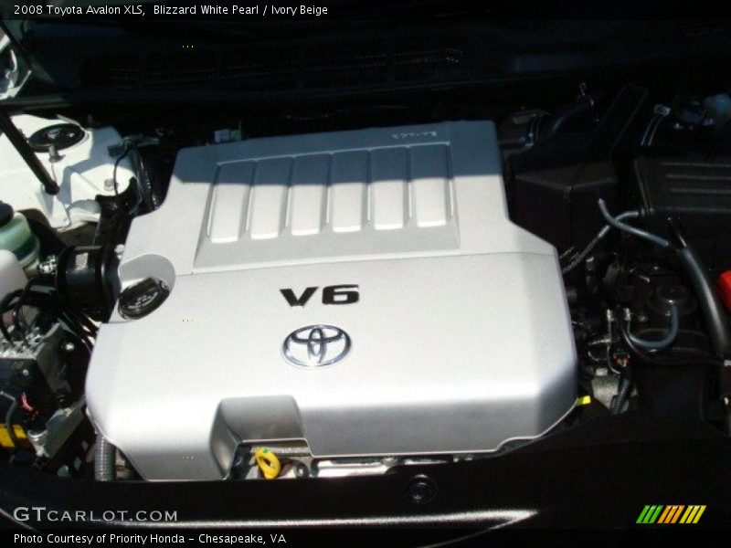 Blizzard White Pearl / Ivory Beige 2008 Toyota Avalon XLS
