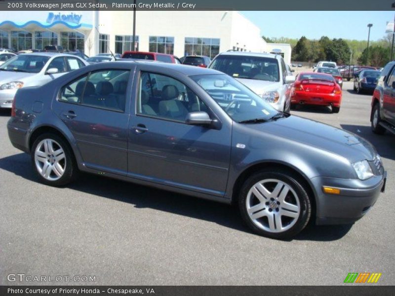 Platinum Grey Metallic / Grey 2003 Volkswagen Jetta GLX Sedan