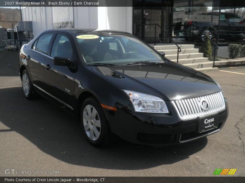 Black Ebony / Dark Charcoal 2007 Mercury Milan I4