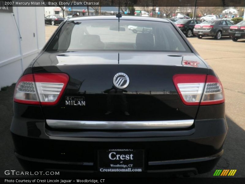 Black Ebony / Dark Charcoal 2007 Mercury Milan I4